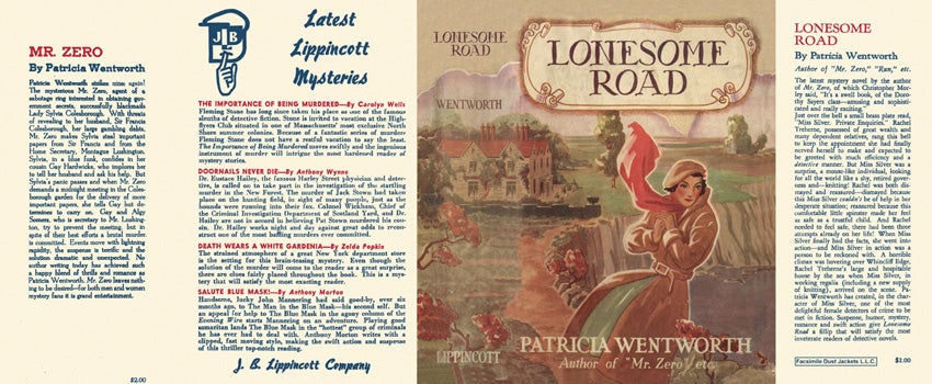 Item #3473 Lonesome Road. Patricia Wentworth.