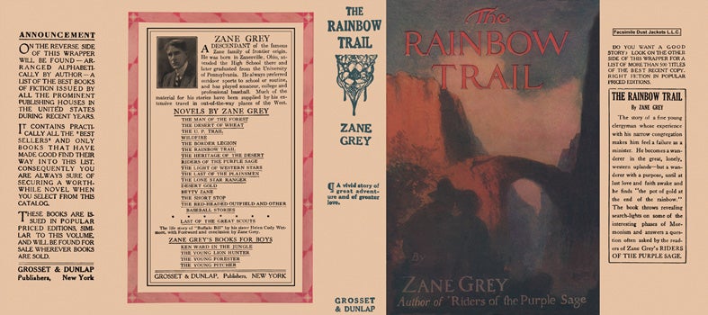 Item #34737 Rainbow Trail, The. Zane Grey