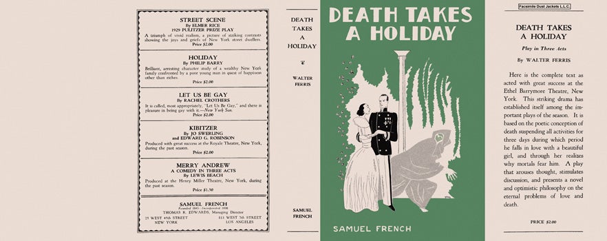 Item #34794 Death Takes a Holiday. Walter Ferris.