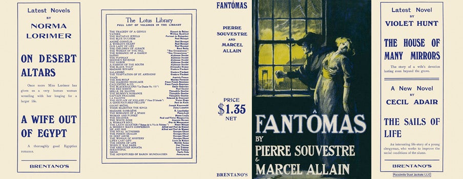Item #34807 Fantomas. Pierre Souvestre, Marcel Allain