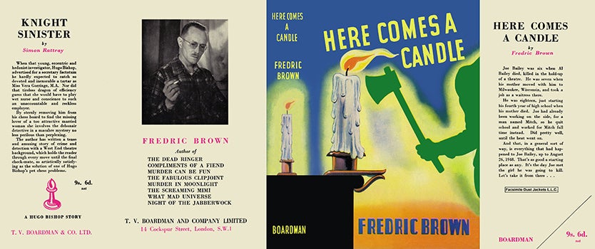 Item #34863 Here Comes a Candle. Fredric Brown.