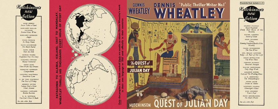 Item #3499 Quest of Julian Day, The. Dennis Wheatley
