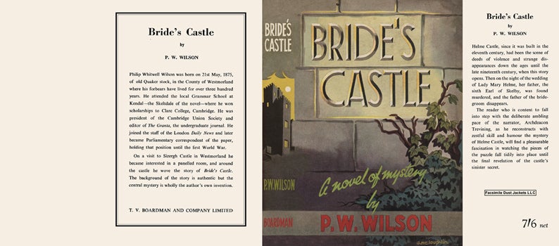 Item #35037 Bride's Castle. P. W. Wilson.