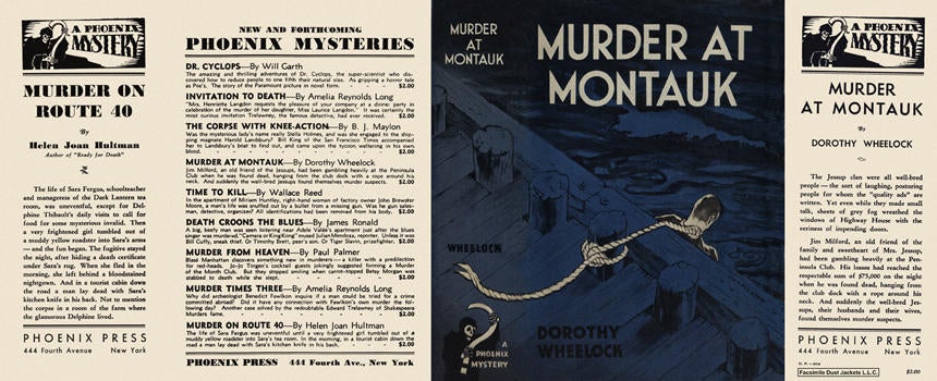 Item #3505 Murder at Montauk. Dorothy Wheelock