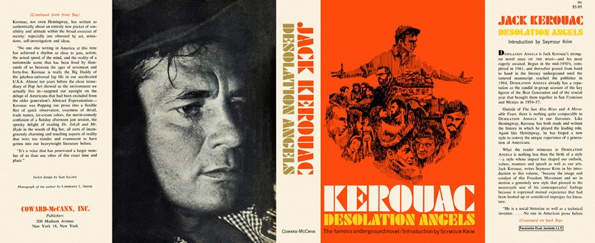 Item #35261 Desolation Angels. Jack Kerouac.