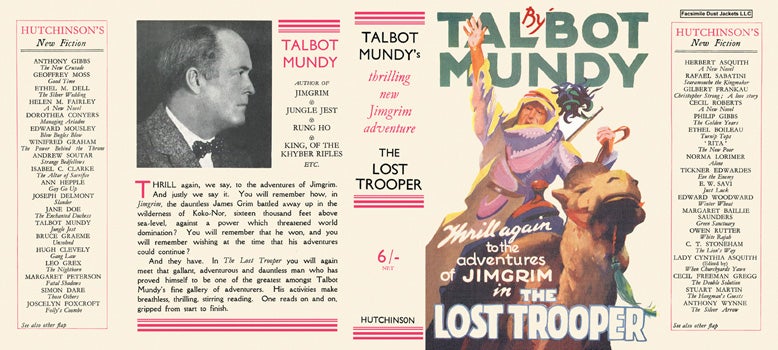 Item #35329 Lost Trooper, The. Talbot Mundy