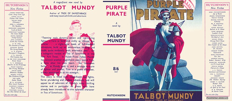 Item #35331 Purple Pirate. Talbot Mundy