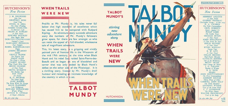 Item #35335 When Trails Were New. Talbot Mundy.