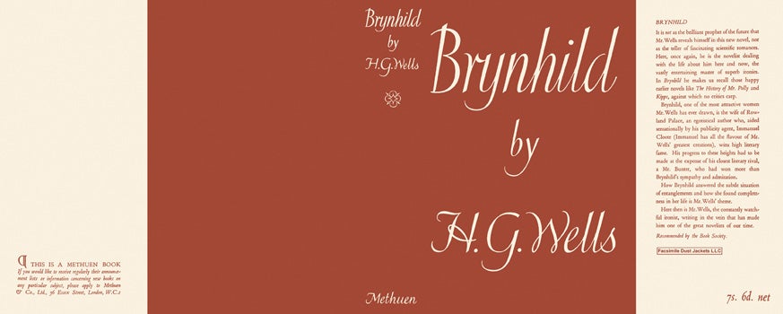 Item #35339 Brynhild. H. G. Wells