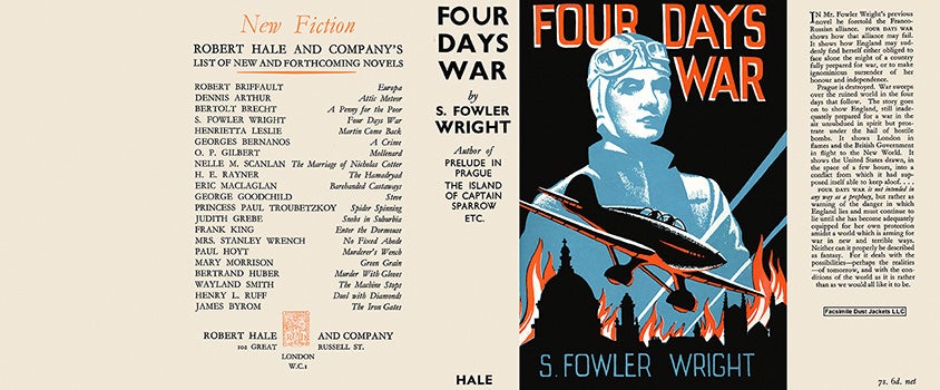 Item #35348 Four Days War. S. Fowler Wright
