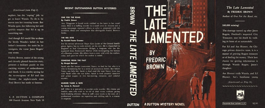 Item #354 Late Lamented, The. Fredric Brown.