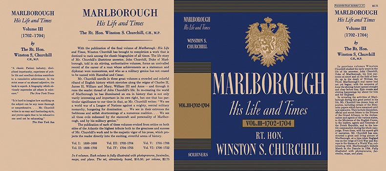 Item #35430 Marlborough, His Life and Times Volume Ill - 1702 - 1704. Winston S. Churchill