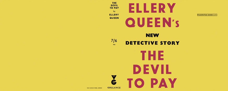 Item #35442 Devil to Pay, The. Ellery Queen