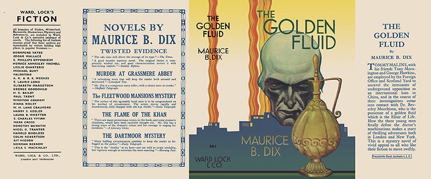 Item #35456 Golden Fluid, The. Maurice B. Dix.