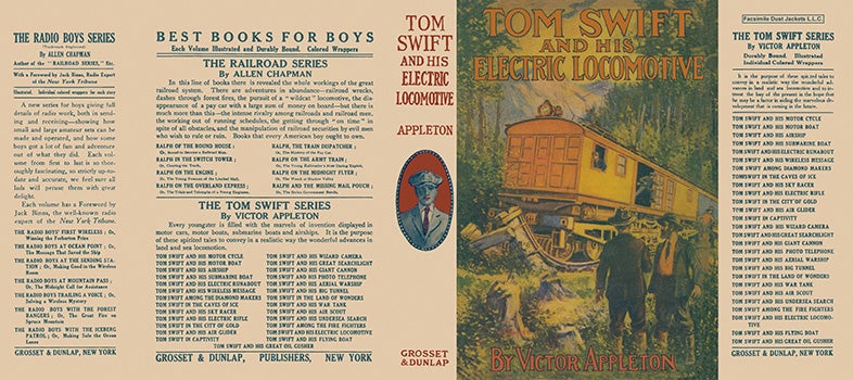 Item #35475 Tom Swift #25: Tom Swift and His Electric Locomotive. Victor Appleton