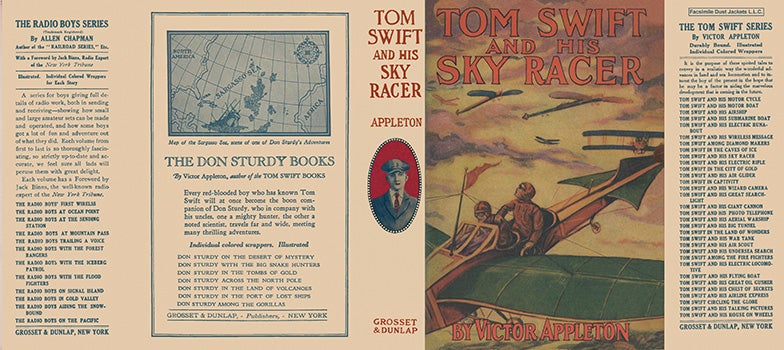 Item #35478 Tom Swift #09: Tom Swift and His Sky Racer. Victor Appleton