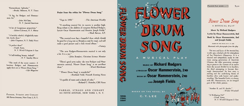 Item #35526 Flower Drum Song, A Musical Play. Richard Rodgers, Oscar Hammerstein, II, Joseph Fields.
