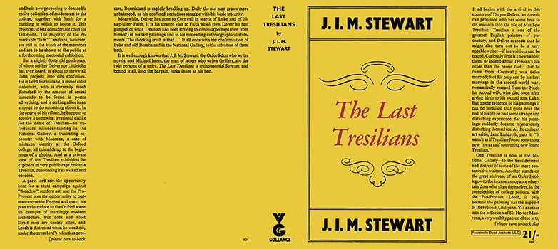 Item #35541 Last Tresilians, The. J. I. M. Stewart.