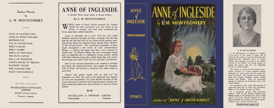 Item #35565 Anne of Ingleside. L. M. Montgomery.