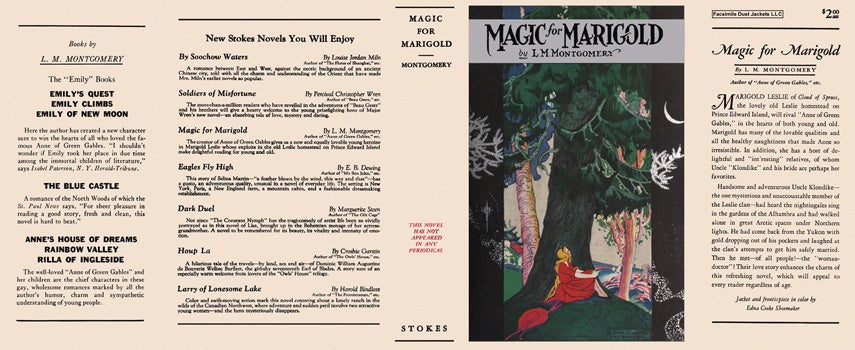 Item #35566 Magic for Marigold. L. M. Montgomery