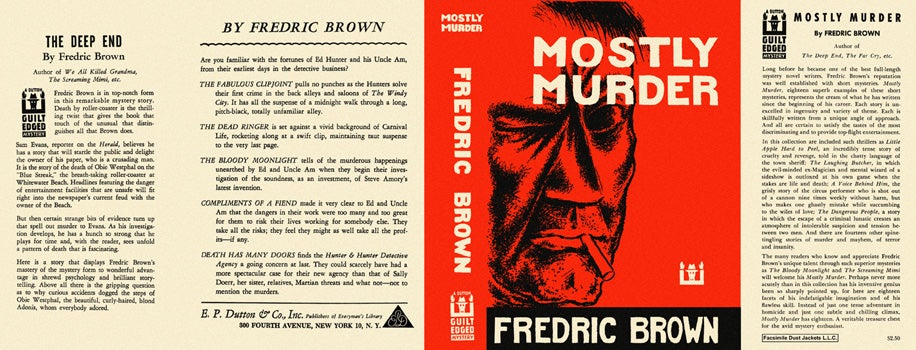 Item #356 Mostly Murder. Fredric Brown
