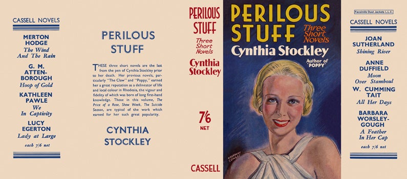 Item #35602 Perilous Stuff, Three Short Novels. Cynthia Stockley
