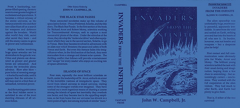 Item #35607 Invaders from the Infinite. John W. Campbell, Jr