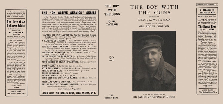 Item #35680 Boy with the Guns, The. G. W. Taylor, Mrs. Roger Cookson