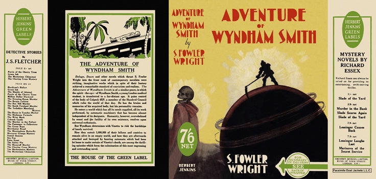 Item #3586 Adventure of Wyndham Smith. S. Fowler Wright