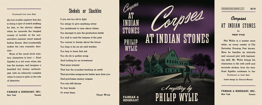 Item #3591 Corpses at Indian Stones. Philip Wylie