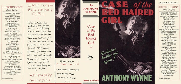 Item #3595 Case of the Red Haired Girl. Anthony Wynne