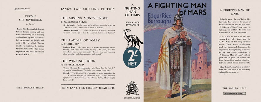 Item #35965 Fighting Man of Mars, A. Edgar Rice Burroughs