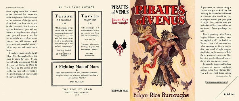 Item #35968 Pirates of Venus. Edgar Rice Burroughs