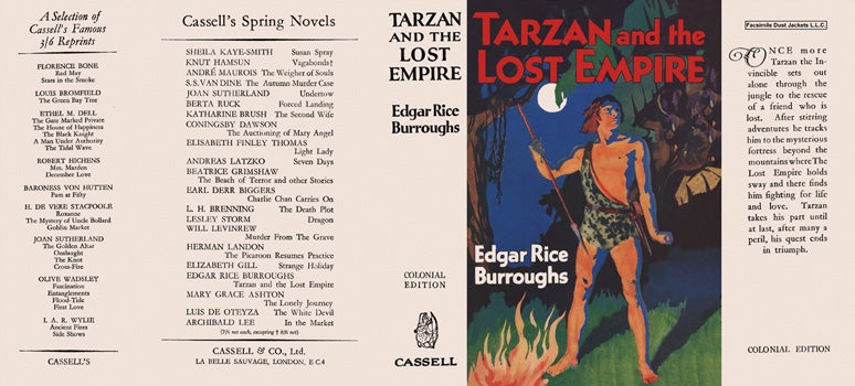 Item #35975 Tarzan and the Lost Empire. Edgar Rice Burroughs