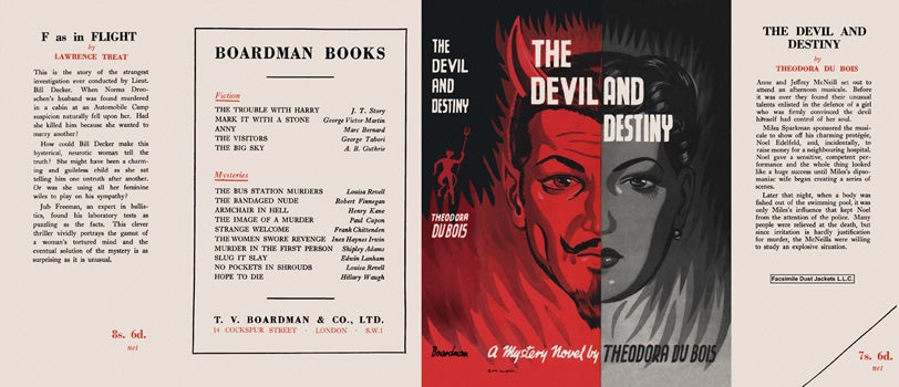 Item #35978 Devil and Destiny, The. Theodora DuBois.