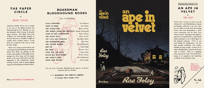 Item #35984 Ape in Velvet, An. Rae Foley