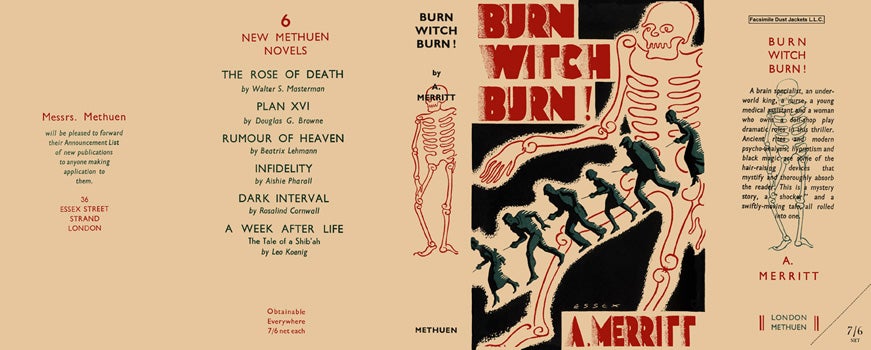 Item #35992 Burn Witch Burn! A. Merritt