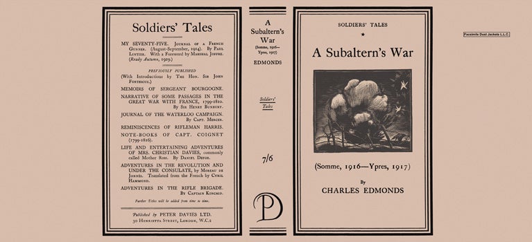 Item #36027 Subaltern's War, A. Charles Edmonds