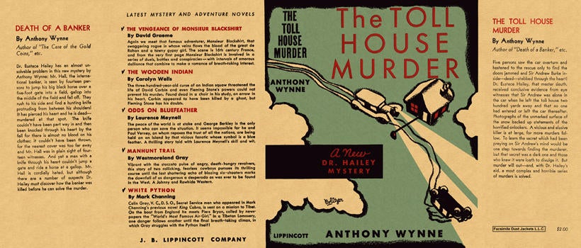 Item #3609 Toll House Murder, The. Anthony Wynne