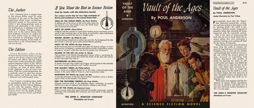 Item #3619 Vault of the Ages. Poul Anderson