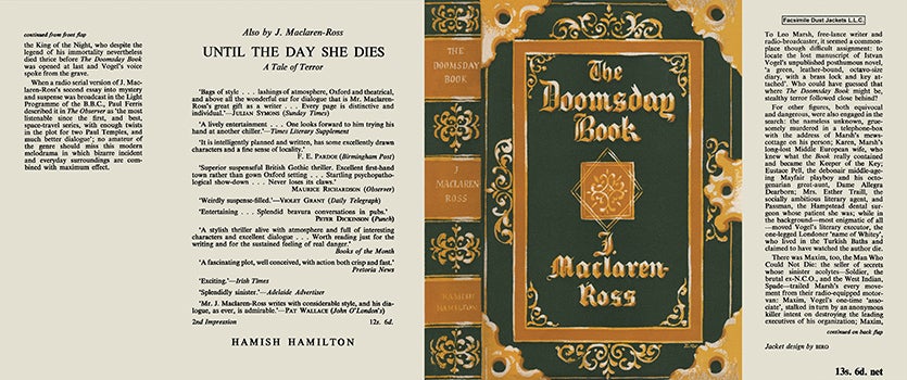 Item #36225 Doomsday Book, The. J. Maclaren-Ross.