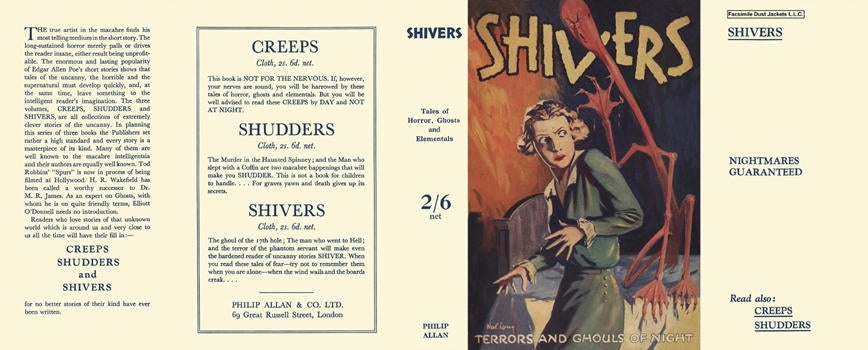 Item #3624 Shivers. Charles Lloyd Birkin, Anthology.