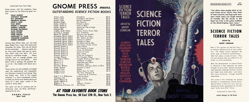Item #3628 Science Fiction Terror Tales. Groff Conklin, Anthology