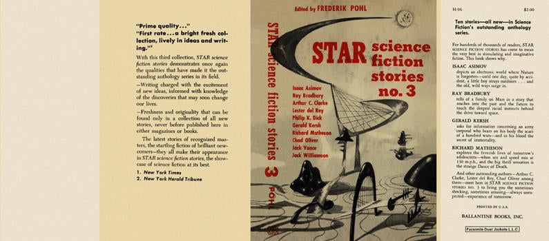 Item #3635 Star Science Fiction Stories No. 3. Frederik Pohl, Anthology.