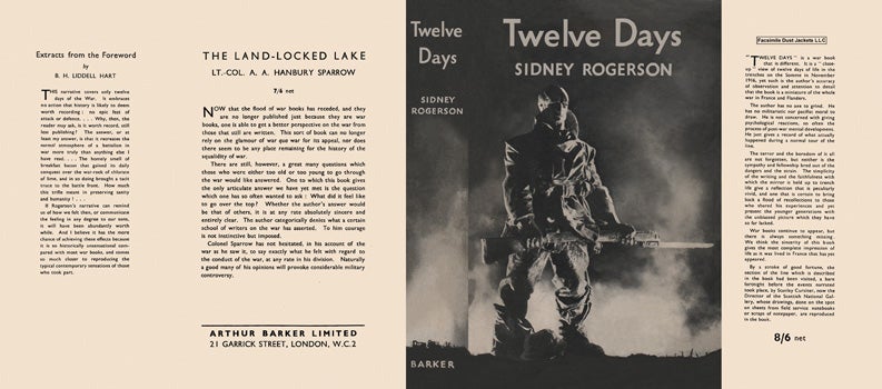 Item #36353 Twelve Days. Sidney Rogerson