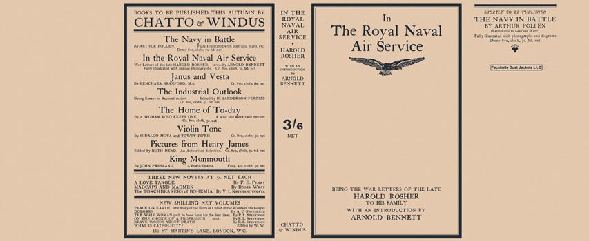 Item #36357 In the Royal Naval Air Service. Harold Rosher