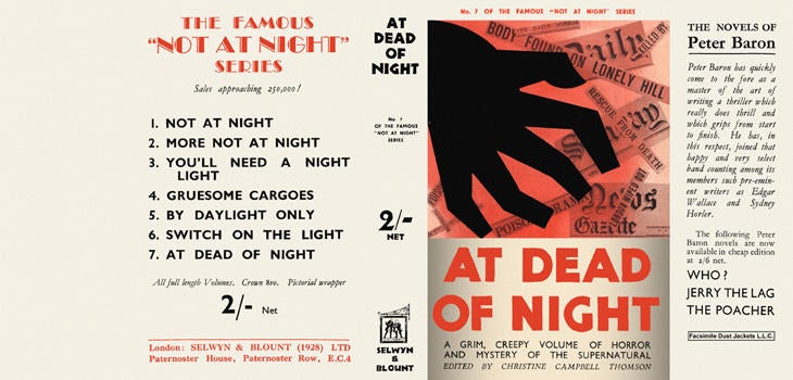 Item #3637 At Dead of Night (Not at Night series). Christine Campbell Thomson, Anthology.