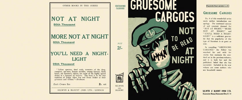 Item #3639 Gruesome Cargoes (Not at Night series). Christine Campbell Thomson, Anthology.
