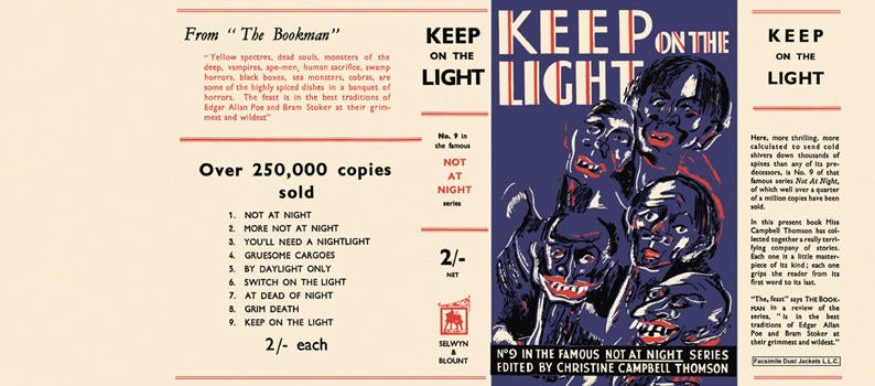 Item #3640 Keep on the Light (Not at Night series). Christine Campbell Thomson, Anthology.