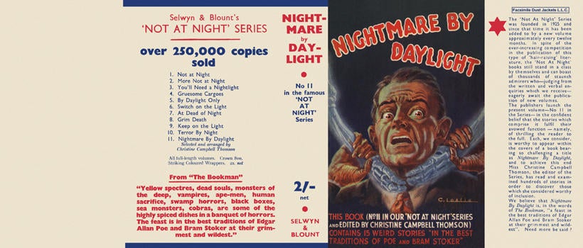 Item #3642 Nightmare by Daylight (Not at Night series). Christine Campbell Thomson, Anthology.